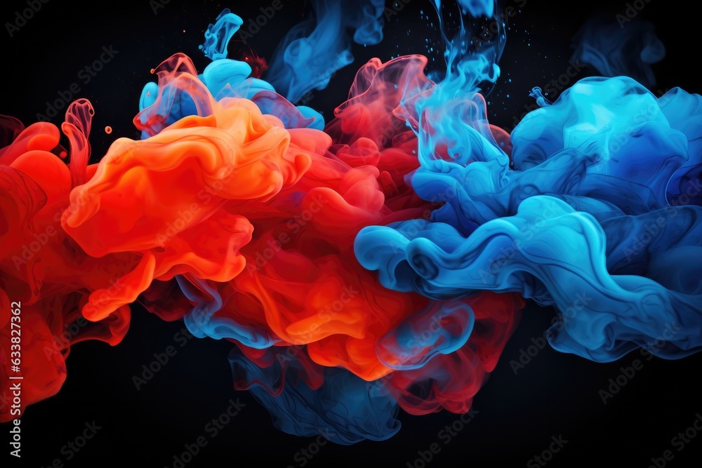 Fototapeta premium Abstract colorful wave pattern