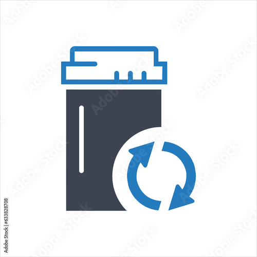 Prescription Bottle Refill Icon