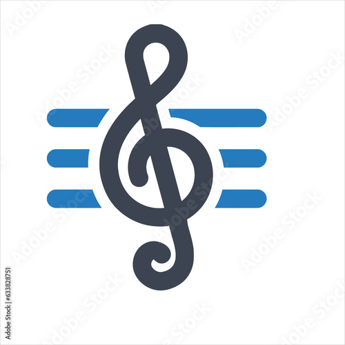 Treble clef icon