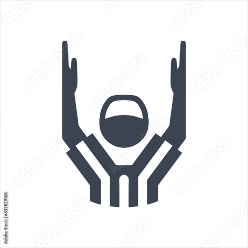 Referee, touchdown icon