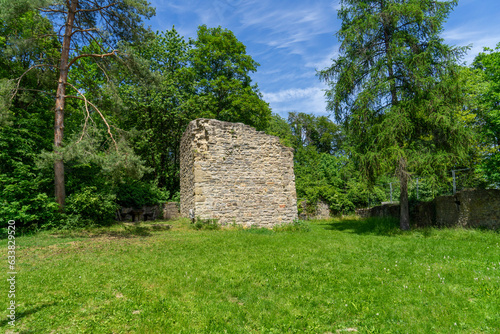 Ruin Karlsburg near the german city called Karlstadt am Main