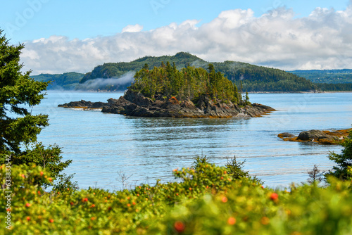 Fotografie View of the picturesque Bic Park (Parc national du Bic)