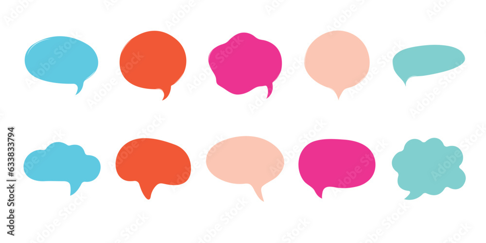 Bubble Chat Shape Bubble Chat Shape