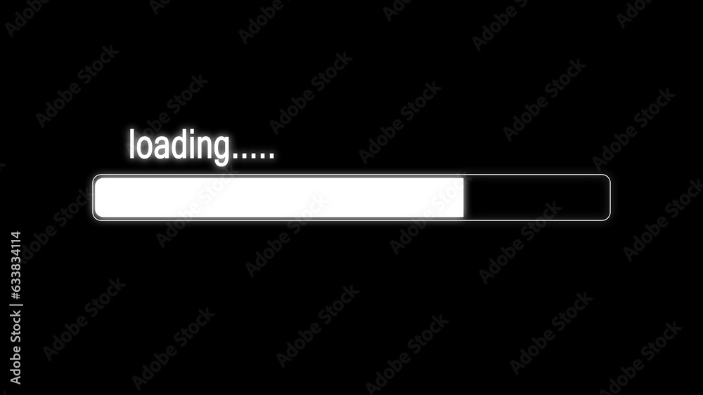 abstract glowing neon loading bar illustration 4k abstract glowing neon loading bar illustration 4k