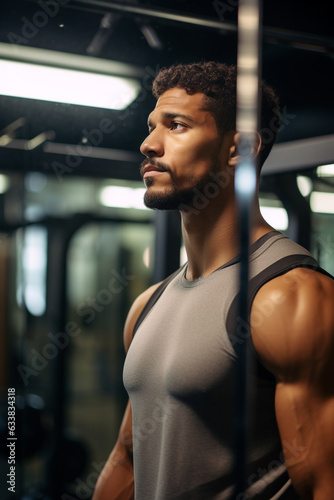 Strong and Confident Young Man, AI-Generated