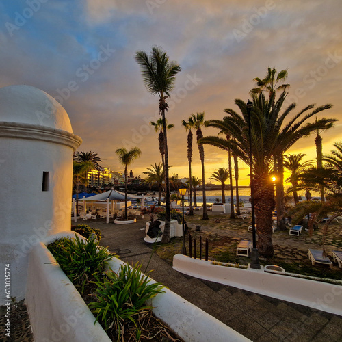 Sunset Over Puerto de la Cruz