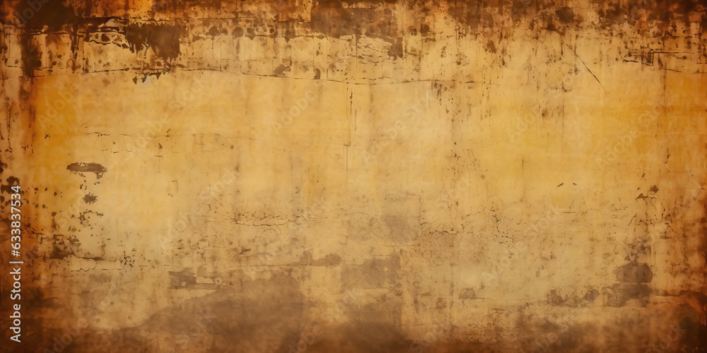 Grunge background with old cardboard texture. Horizontal or vertical urban retro banner with paper texture. Vintage cardboard background