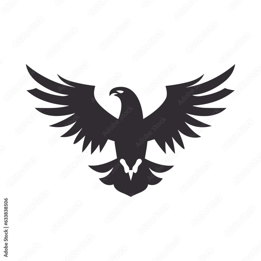 Flying Eagle Lines Logo Emblem Flying Eagle Lines Logo Emblem