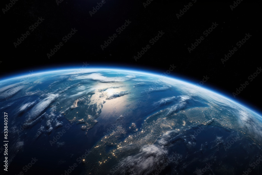 View of the planet Earth from outer space