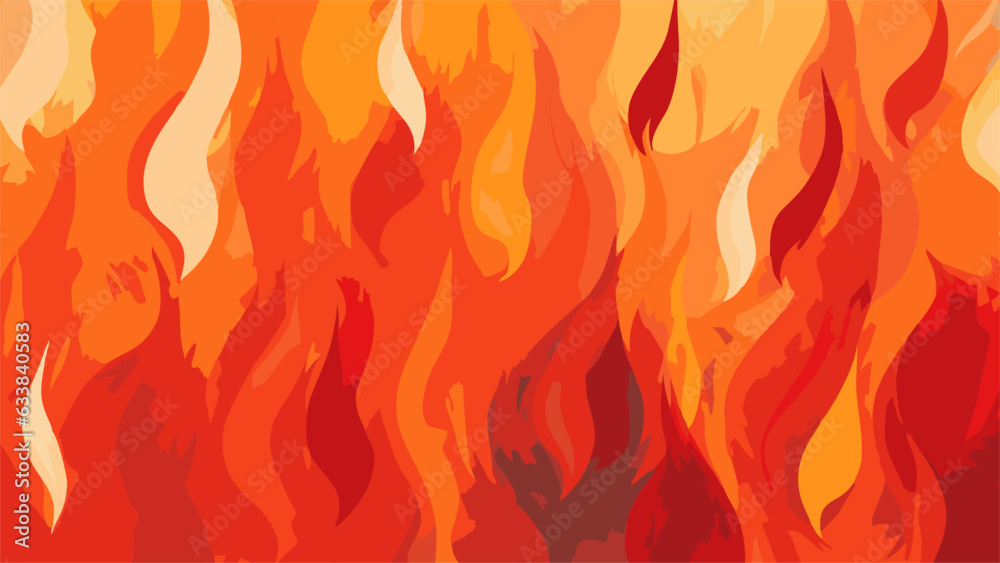 Flame of fire. Vector illustration Flame of fire. Vector illustration