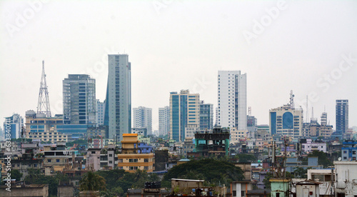 Aerial View of Chittagong City of Bangladesh
