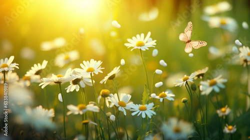 Wildflowers Chamomile Background