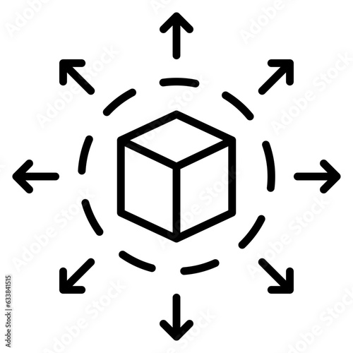 Perspective Line Icon