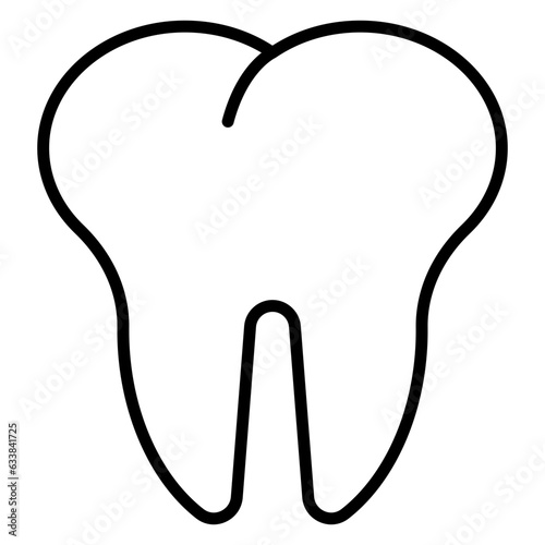 Teeth Line Icon