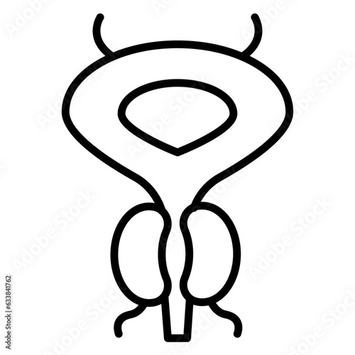 Prostate Line Icon