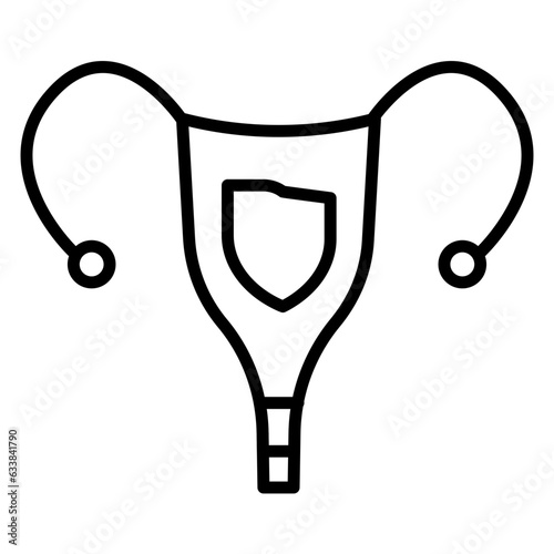 Ovaries Line Icon
