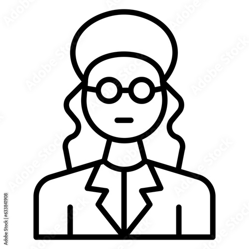 Professor Line Icon