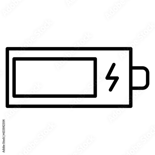 Battery Line Icon