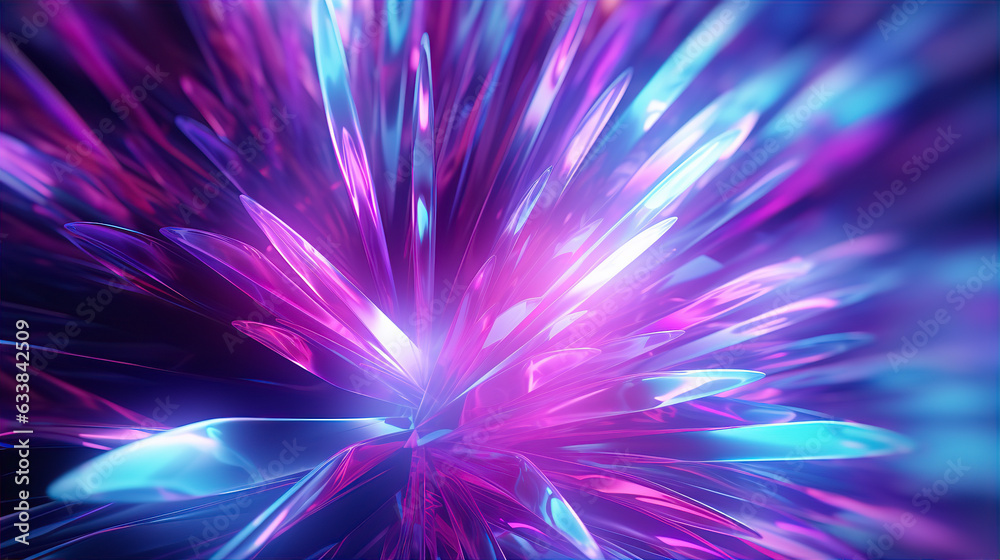 Abstract Fractal Background Purple Pink Teal Glass Crystals 3D illustration Abstract Fractal Background Purple Pink Teal Glass Crystals 3D illustration