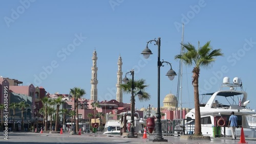 port in Hurghada city.
