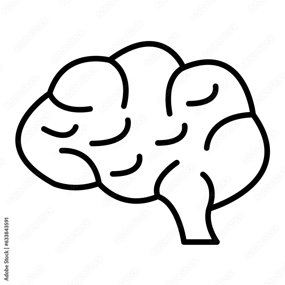 Brain Line Icon