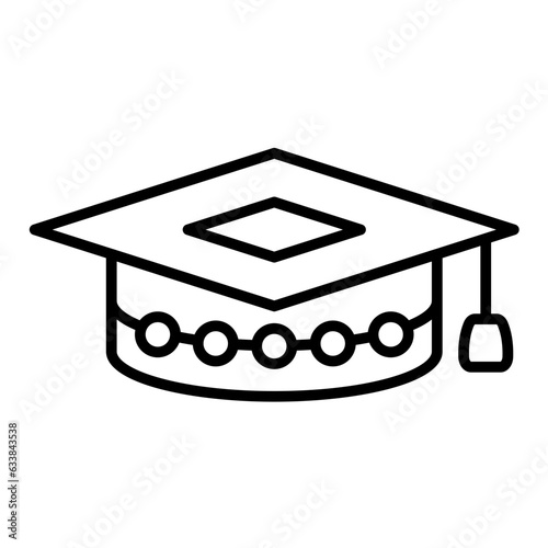 Graduate Line Icon