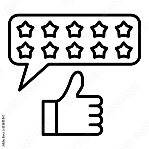 Get Feedback Line Icon