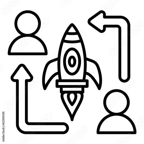 Co Founder Line Icon