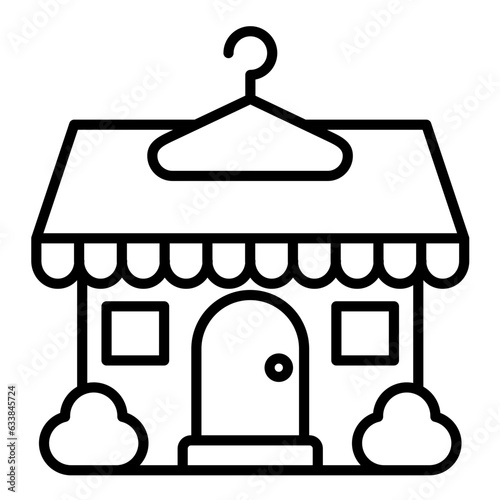 Thrift Store Line Icon
