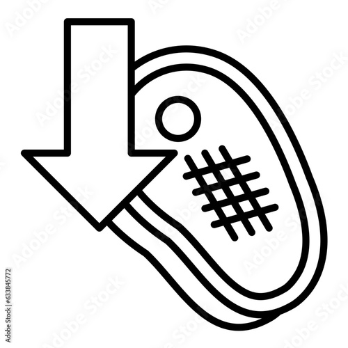 Reduced Meat Consumption Line Icon