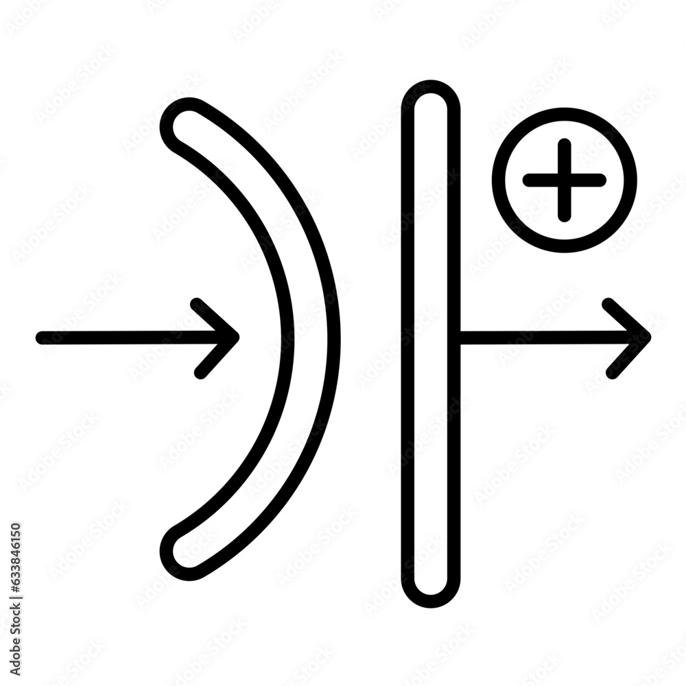 Polarized Line Icon Polarized Line Icon