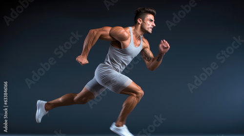High-speed runner. Generative AI