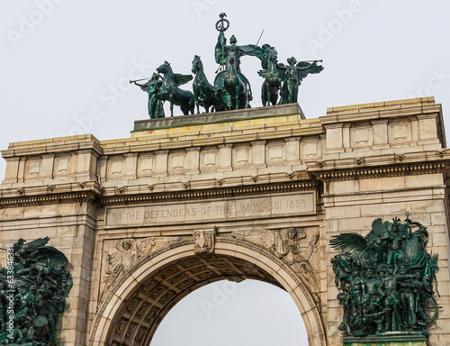 The Soldiers' and Sailors' Arch at Grand Army Plaza, New York, New York, USA photo