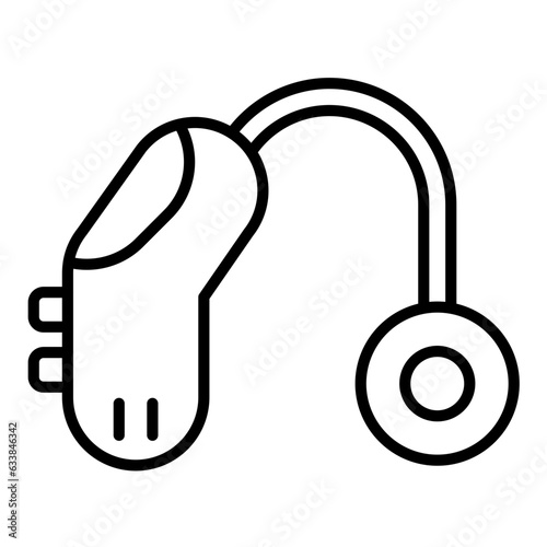 Hearing Aid Line Icon