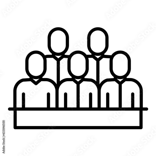 Spectator Line Icon