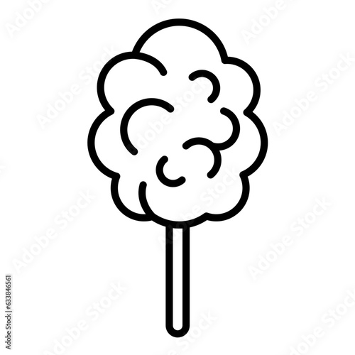 Cotton Candy Line Icon
