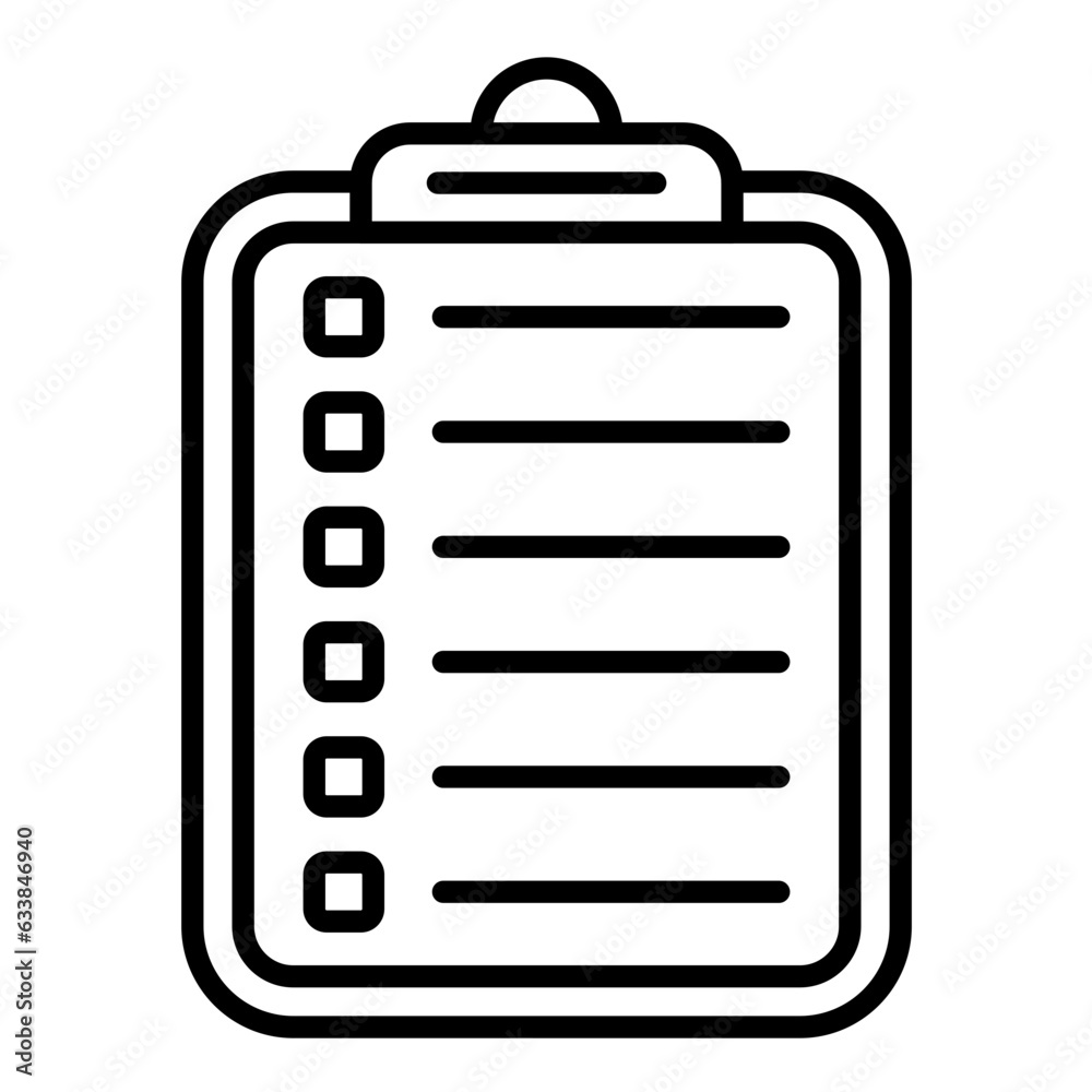 Client Brief Line Icon Client Brief Line Icon