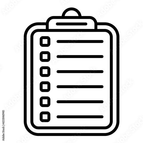 Client Brief Line Icon