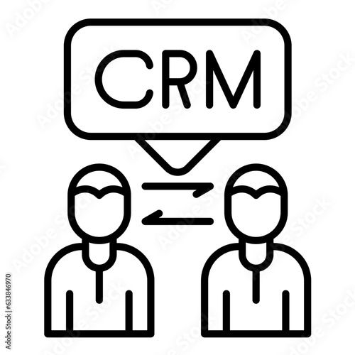 Crm Methodologies Line Icon