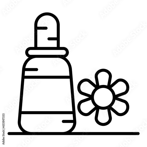 Essential Oils Line Icon