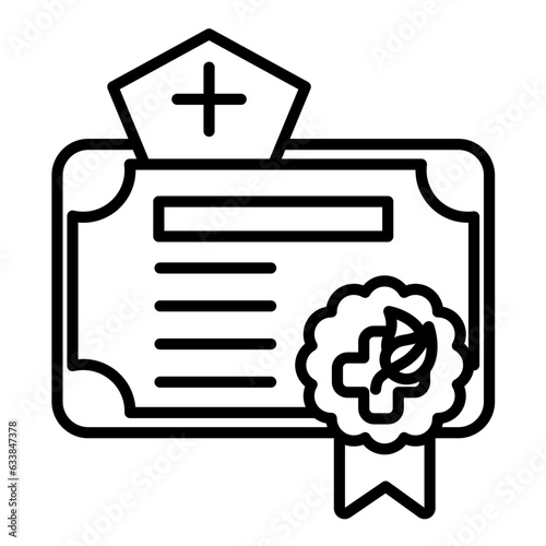 Alternative Medicine Course Line Icon