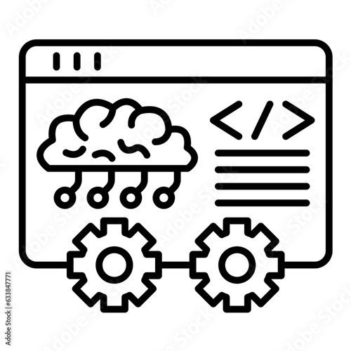 Code Learning Line Icon © SAMDesigning