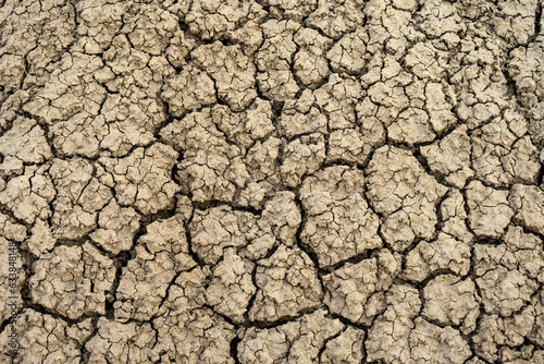 Parched earth textured background
