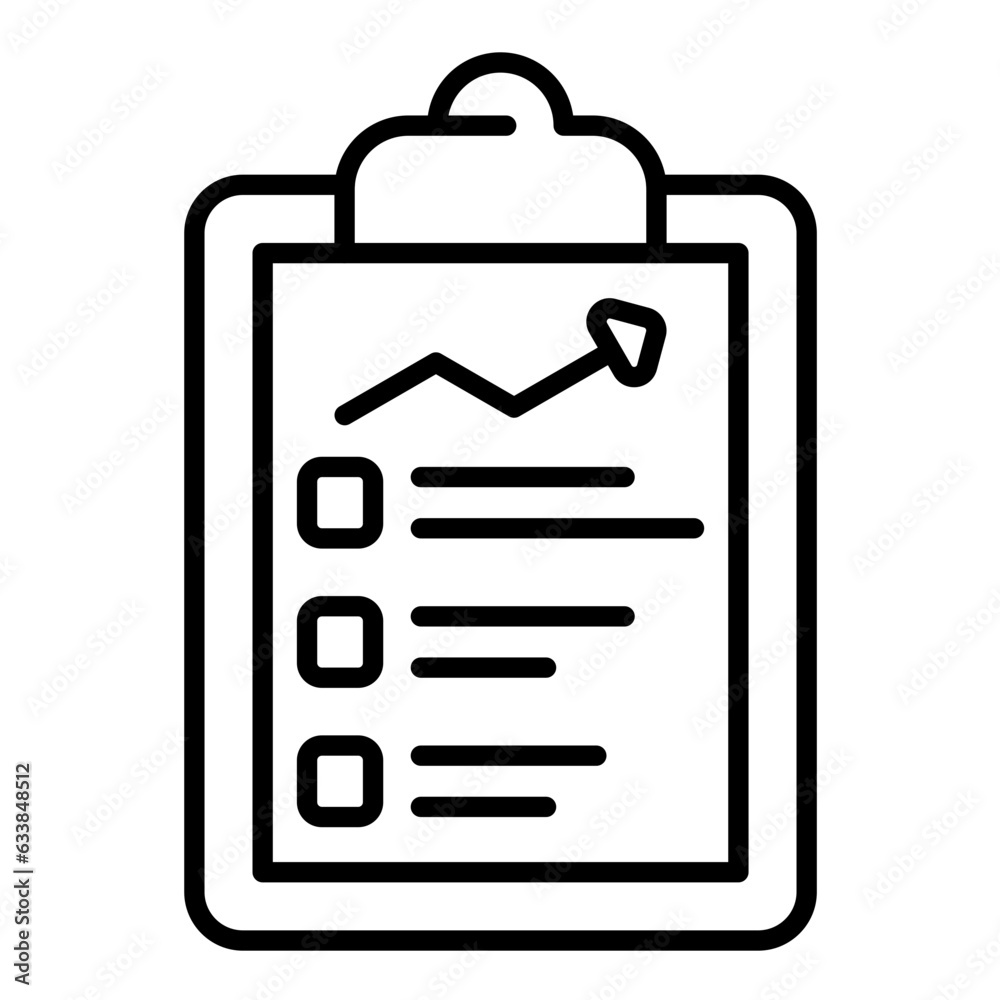 Progress Tracking Line Icon Progress Tracking Line Icon