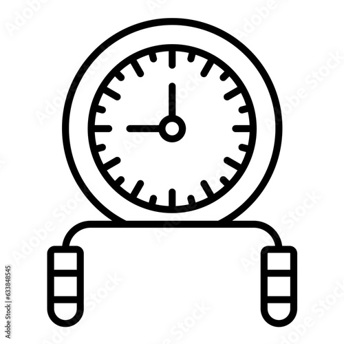 HIIT Workout Line Icon