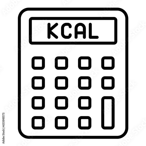 Calories Line Icon