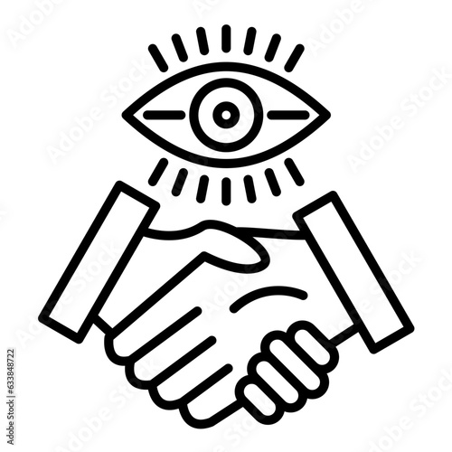 First Impression Line Icon