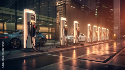 electric vehicle charging stations generative ai