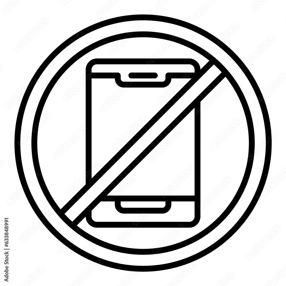 No Touch Technology Line Icon No Touch Technology Line Icon