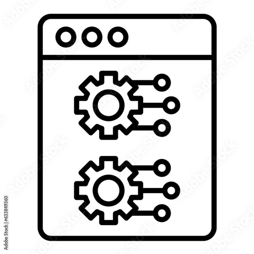Functionality Line Icon
